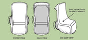 Antimicrobial Public Transport Seat Covers